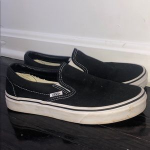 Black Slip on Vans